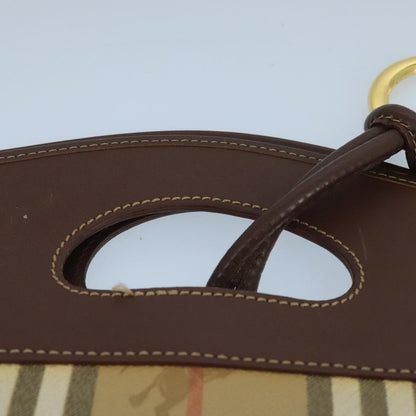 Burberry Brown Canvas Pocket Bag