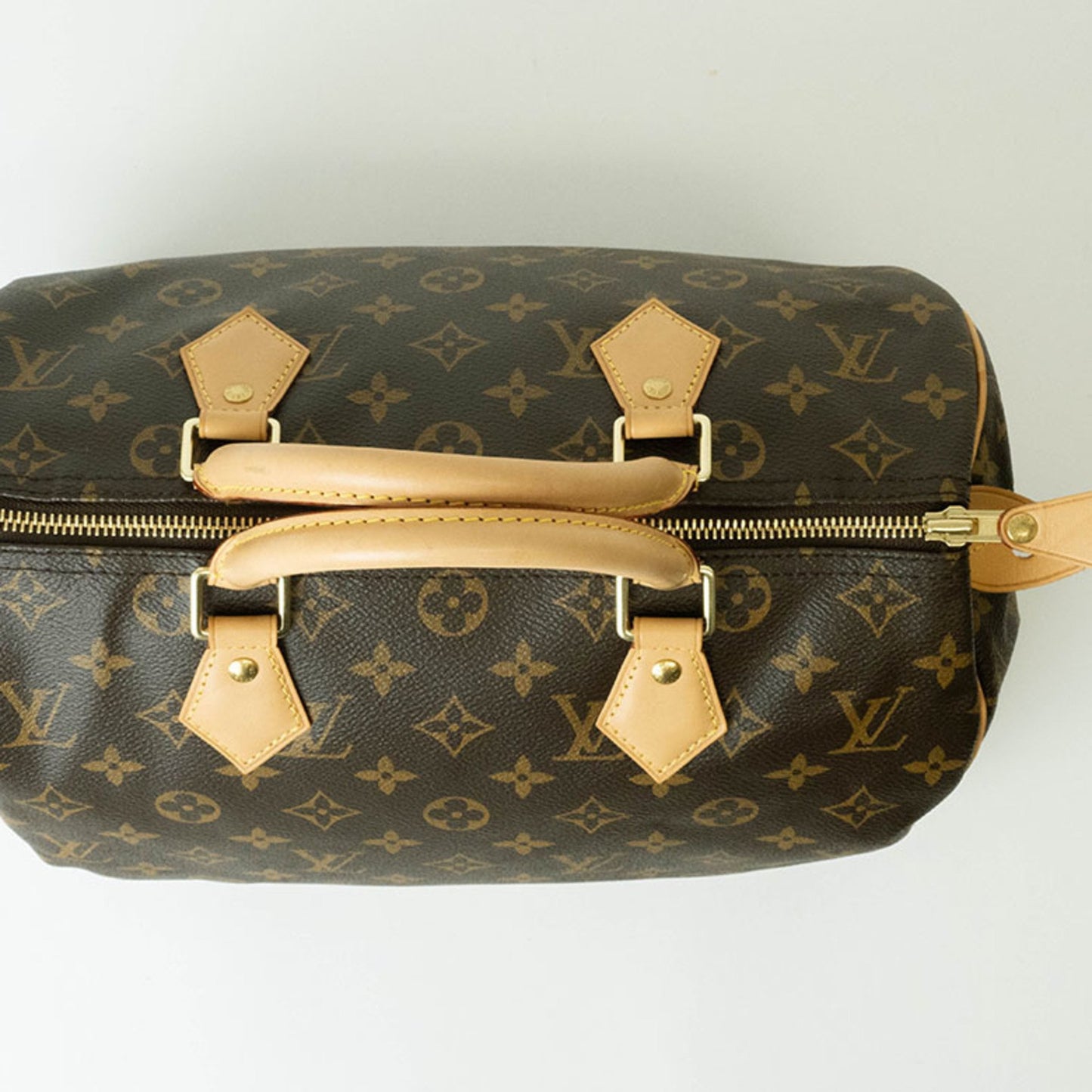 Louis Vuitton Brown Canvas Speedy 30