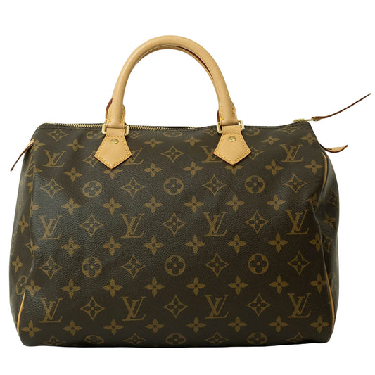 Louis Vuitton Brown Canvas Speedy 30