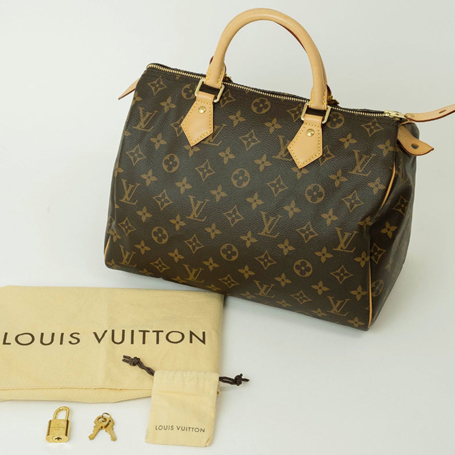 Louis Vuitton Brown Canvas Speedy 30