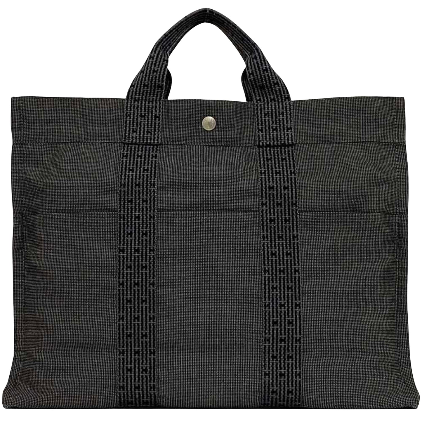 Hermès Gray Canvas Herline