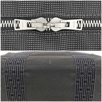 Hermès Gray Canvas Herline
