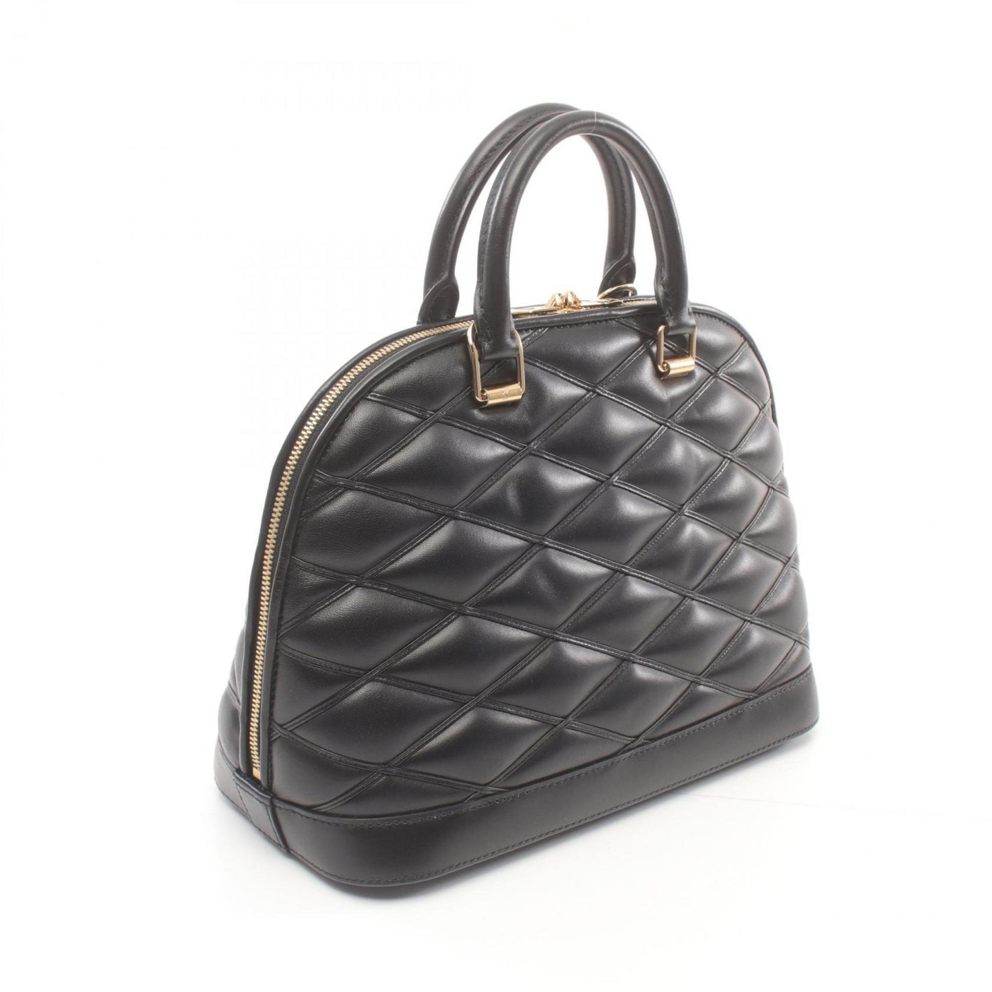 Louis Vuitton Black Leather Alma