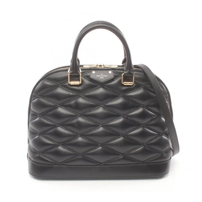 Louis Vuitton Black Leather Alma