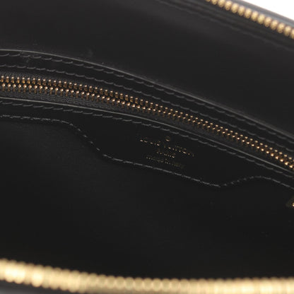 Louis Vuitton Black Leather Alma