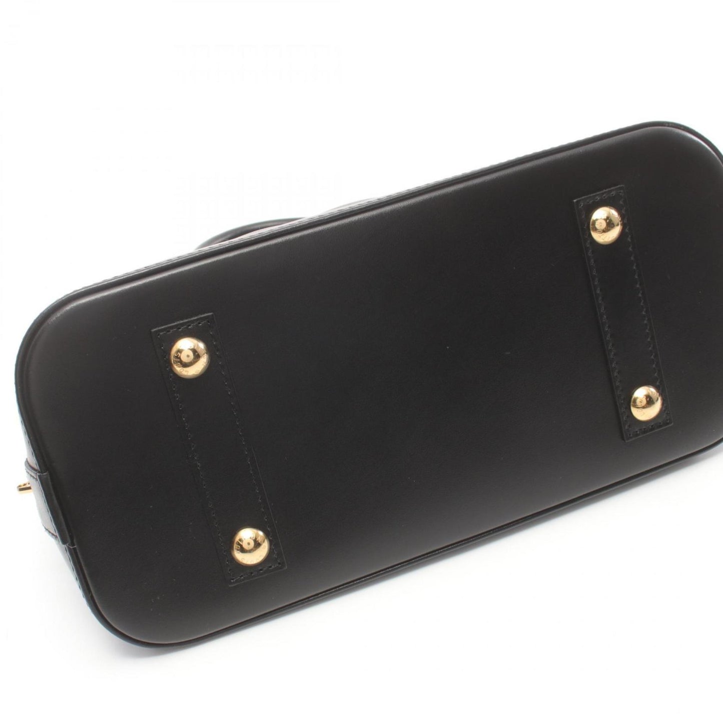 Louis Vuitton Black Leather Alma