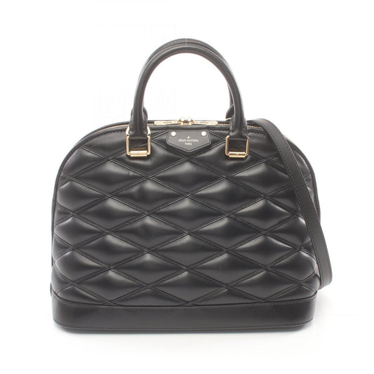 Louis Vuitton Black Leather Alma