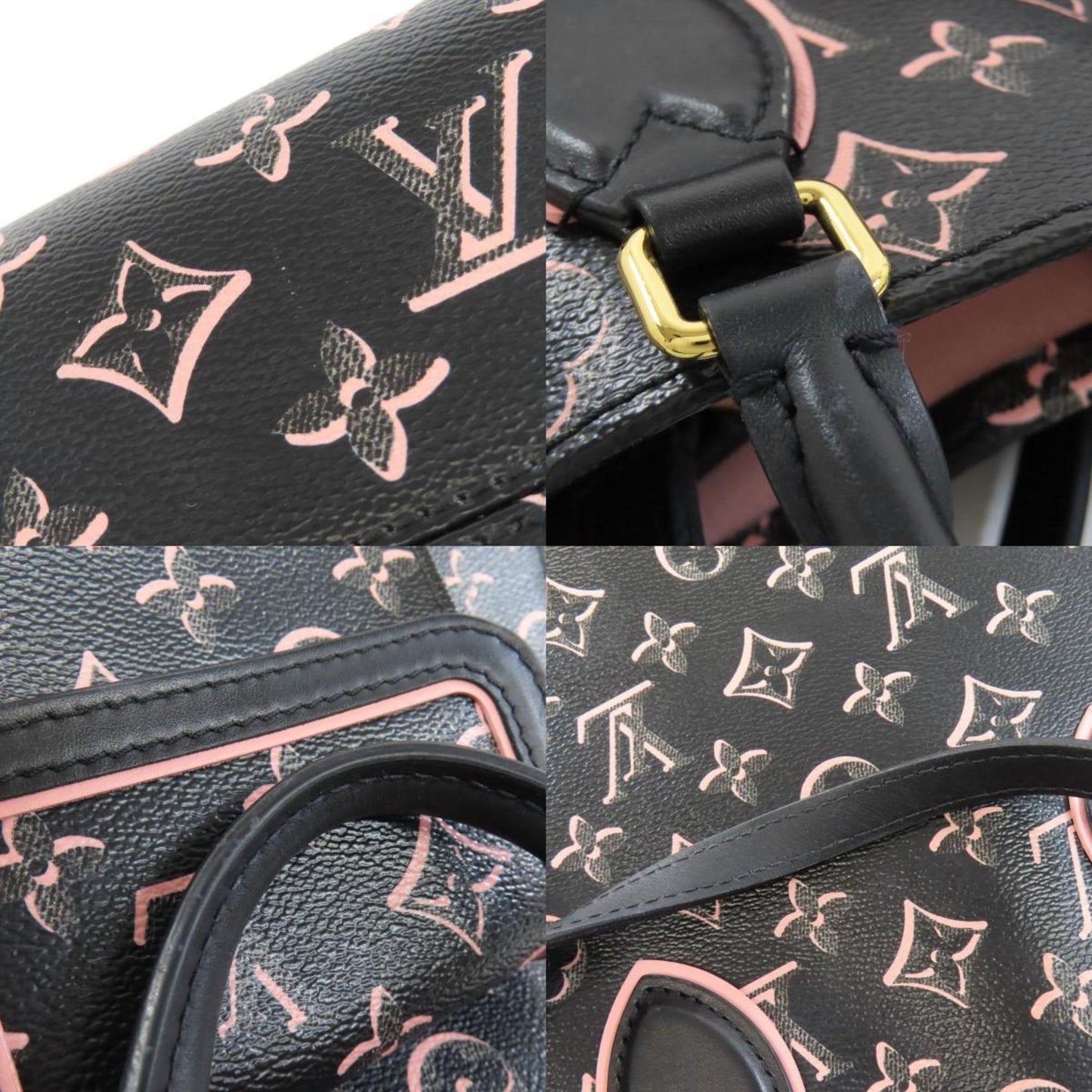 Louis Vuitton Black Canvas On The Go