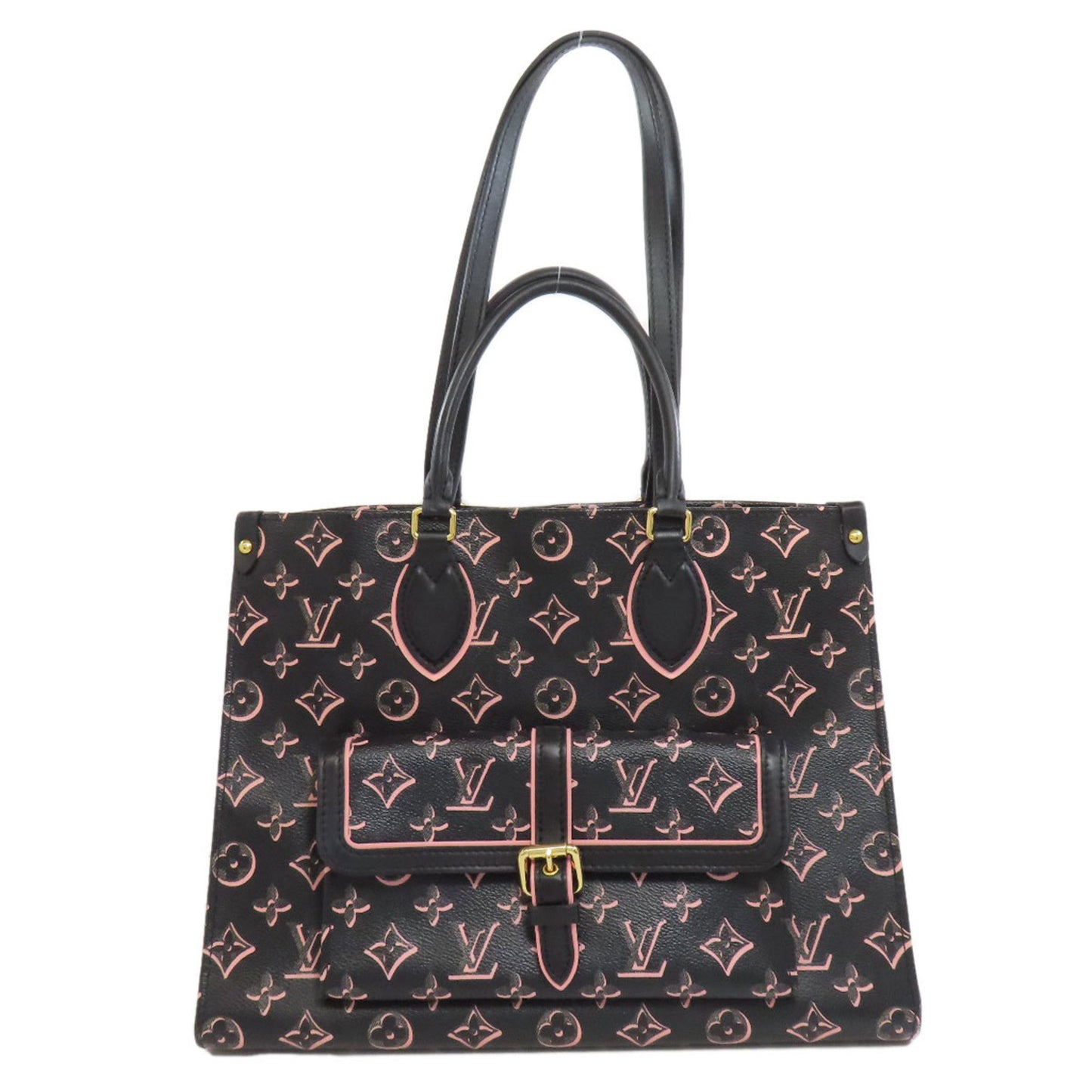 Louis Vuitton Black Canvas On The Go
