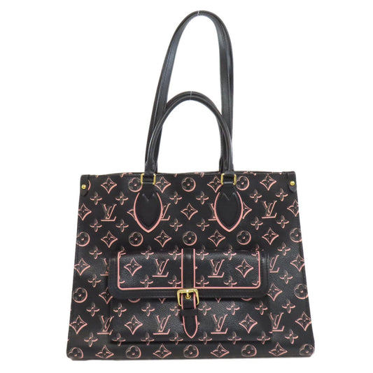 Louis Vuitton Black Canvas On The Go