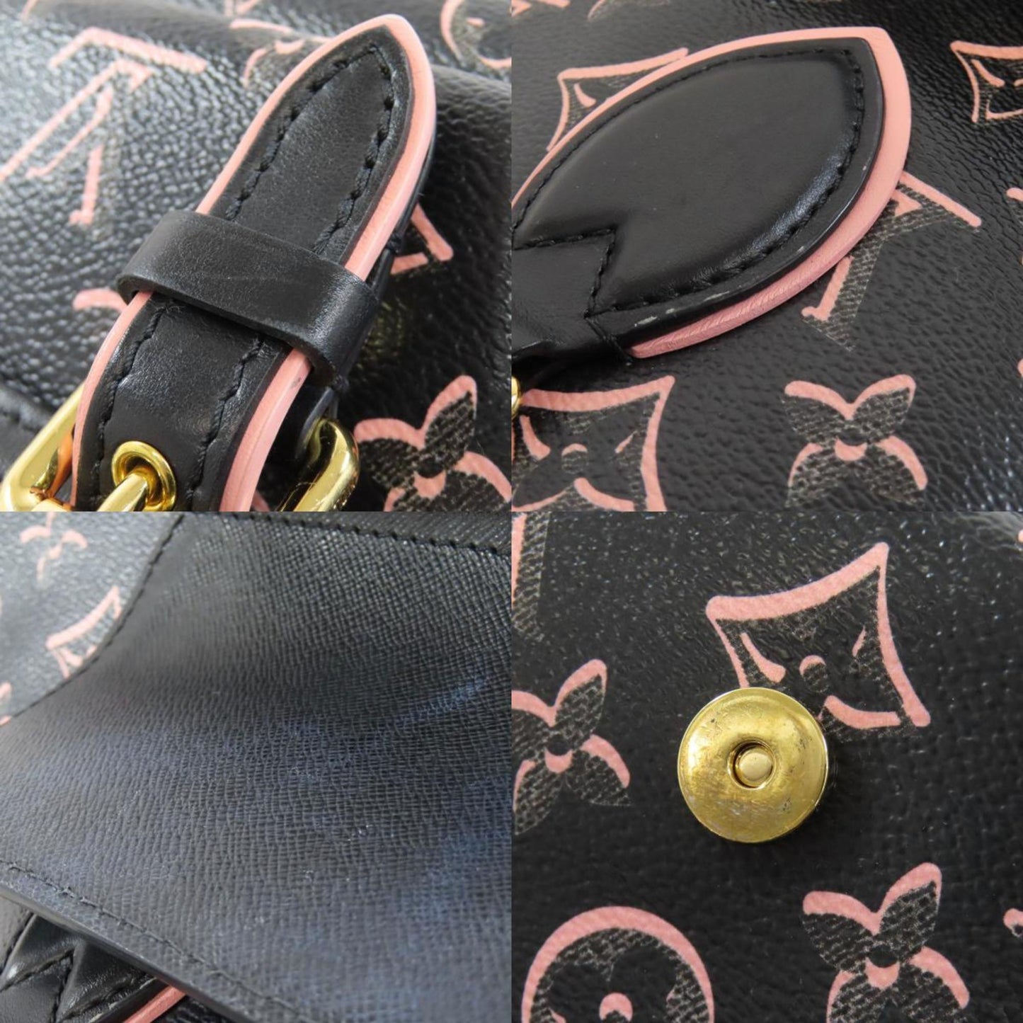 Louis Vuitton Black Canvas On The Go