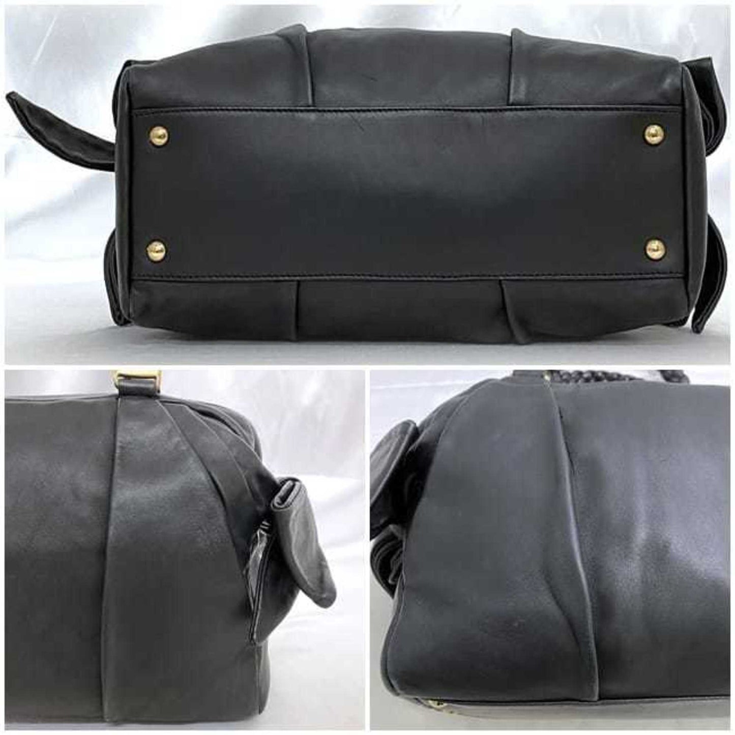 Salvatore Ferragamo Black Leather Tote