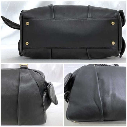 Salvatore Ferragamo Black Leather Tote