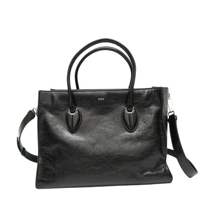 Tod's Black Leather D-styling