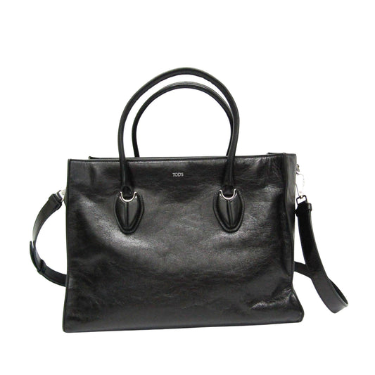 Tod's Black Leather D-styling