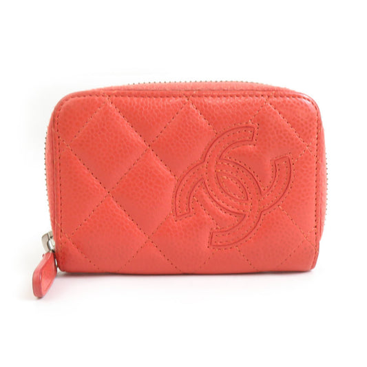 Chanel Red Leather Wallet