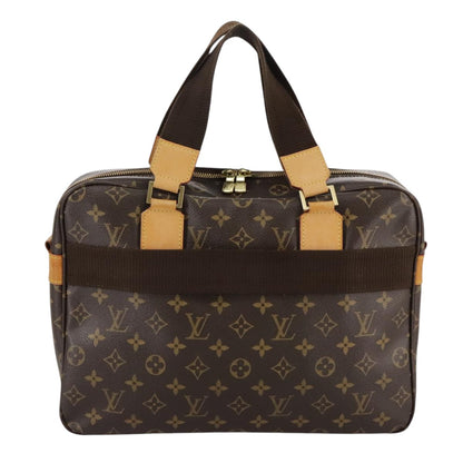 Louis Vuitton Brown Canvas Handbag