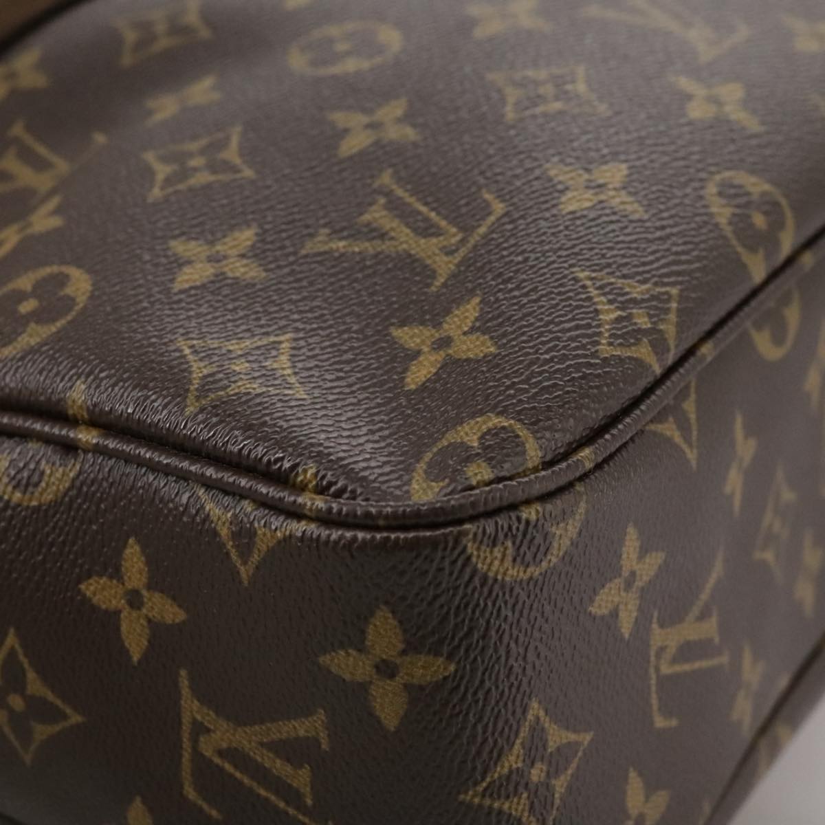 Louis Vuitton Brown Canvas Handbag
