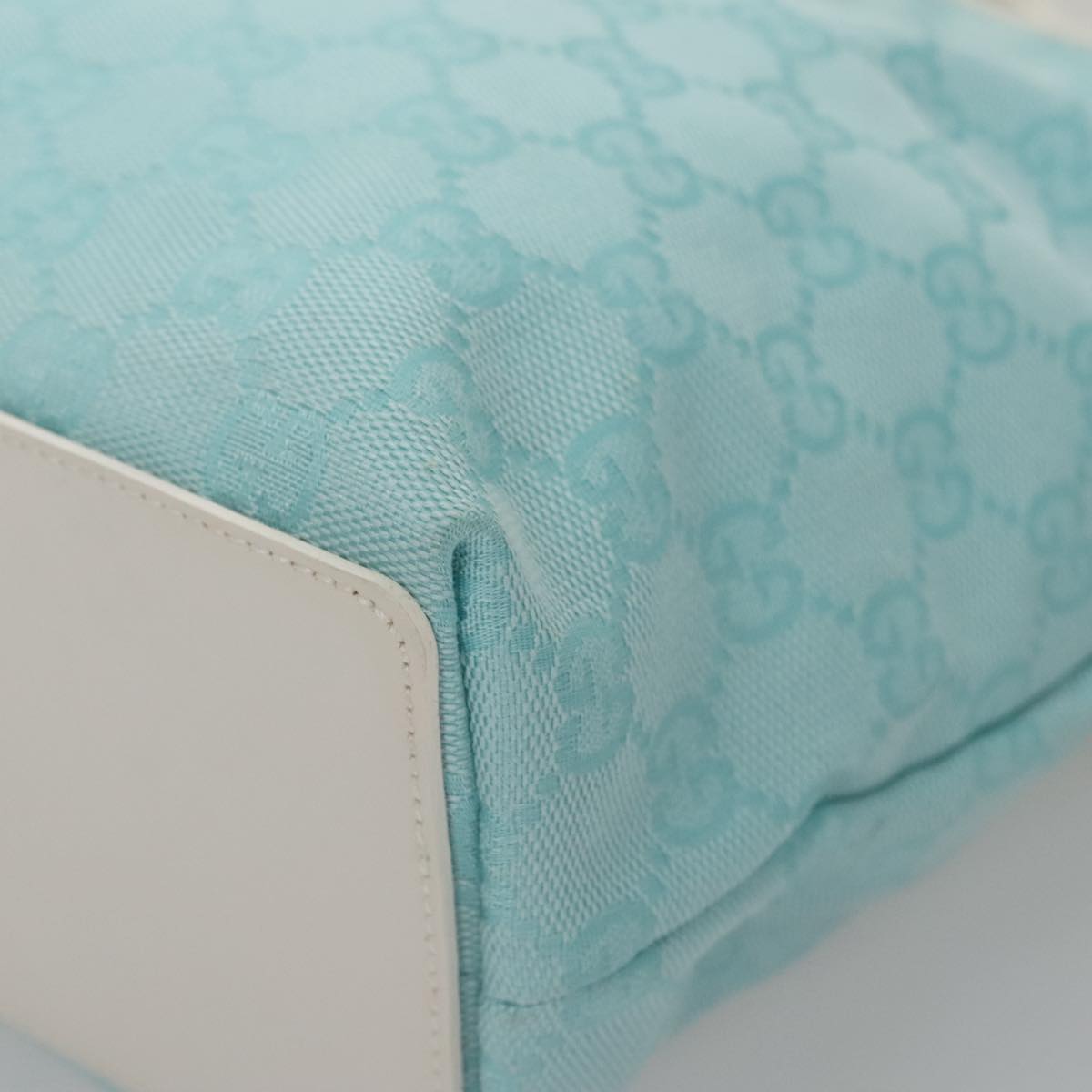 Gucci Blue Canvas Gg Canvas