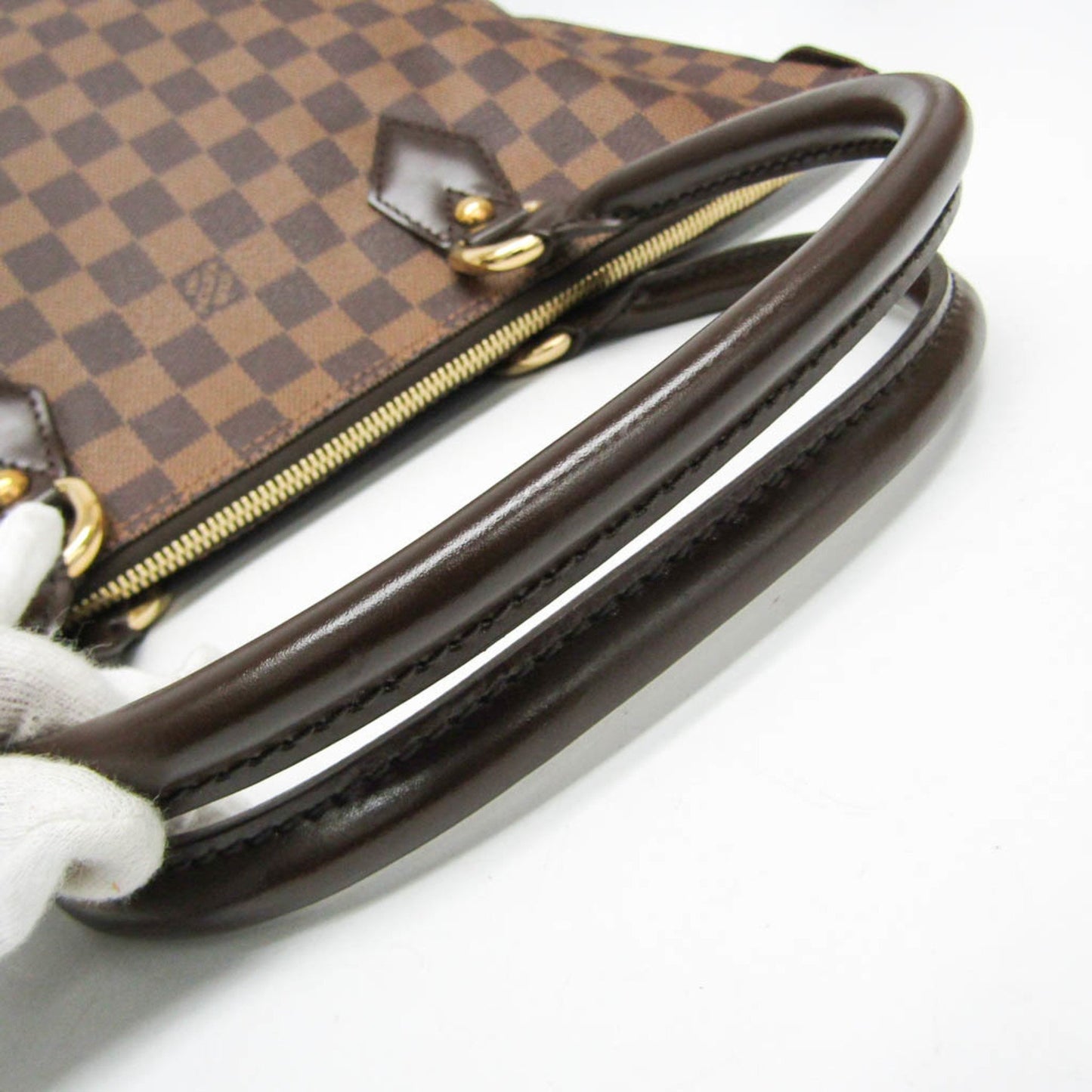 Louis Vuitton Brown Canvas Handbag