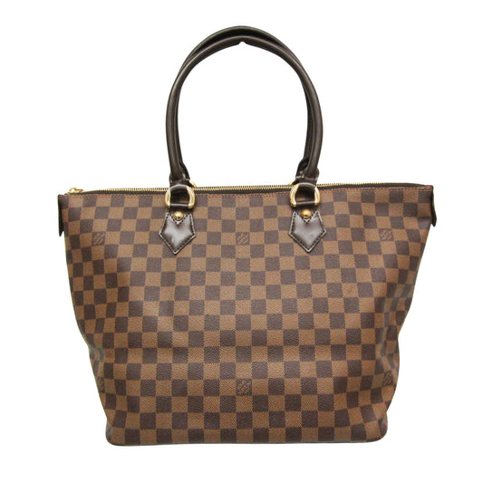 Louis Vuitton Brown Canvas Handbag