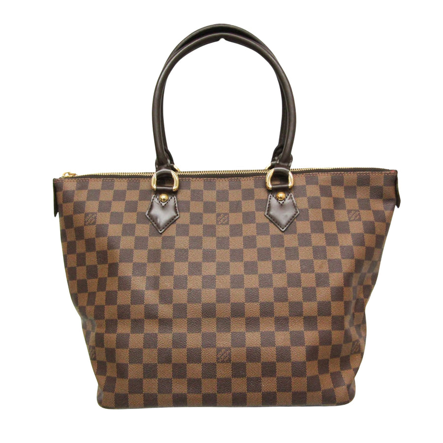 Louis Vuitton Brown Canvas Handbag