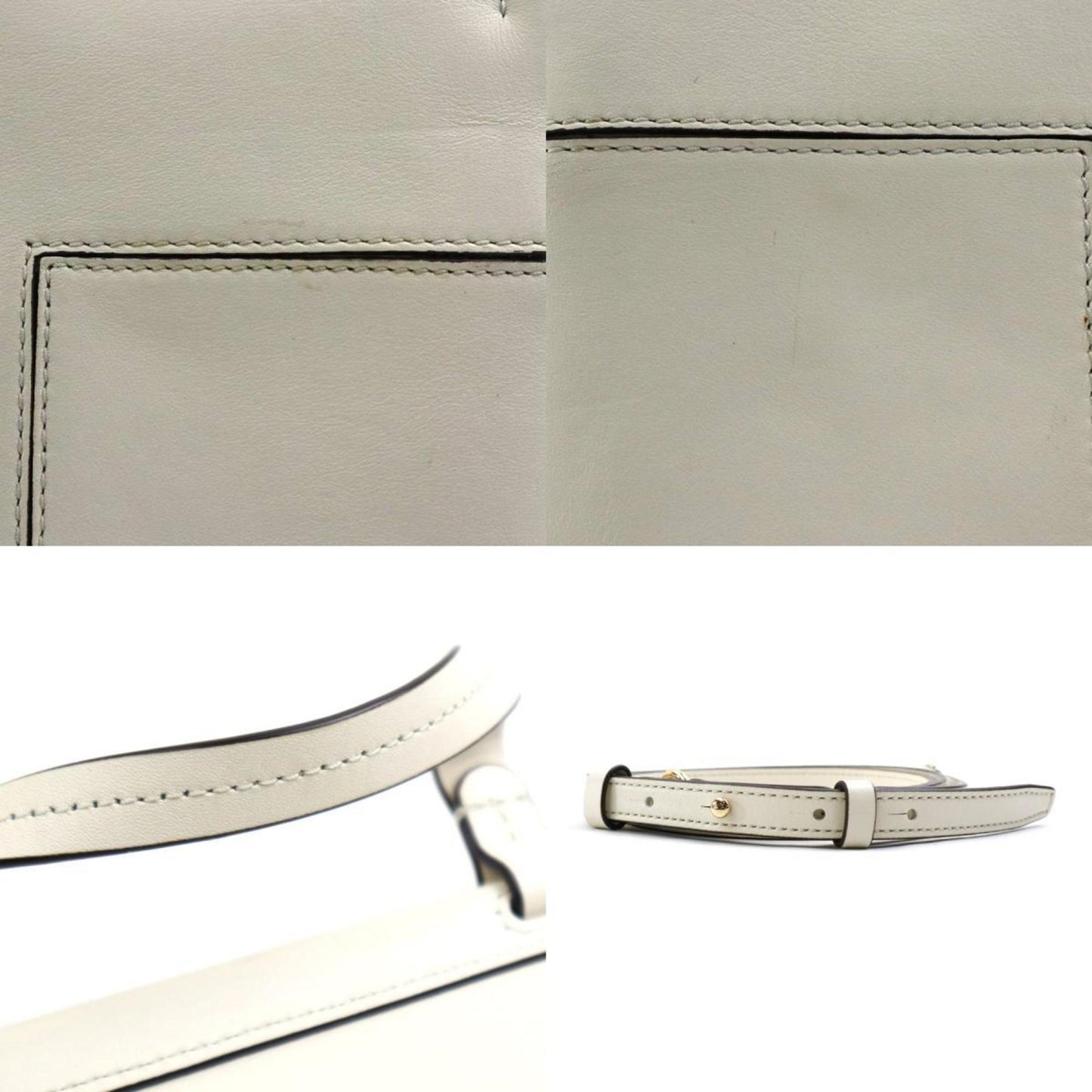 Tory Burch White Leather Handbag