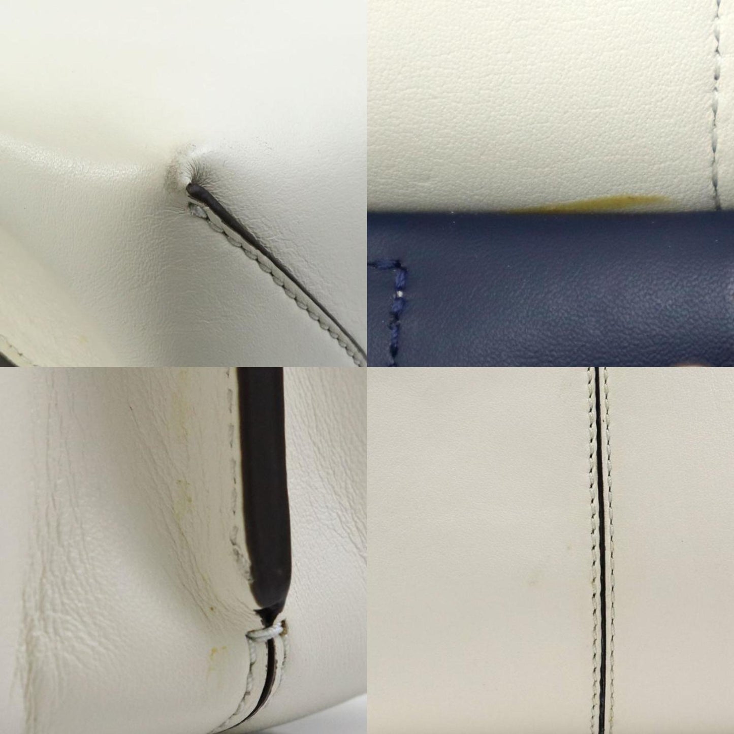Tory Burch White Leather Handbag