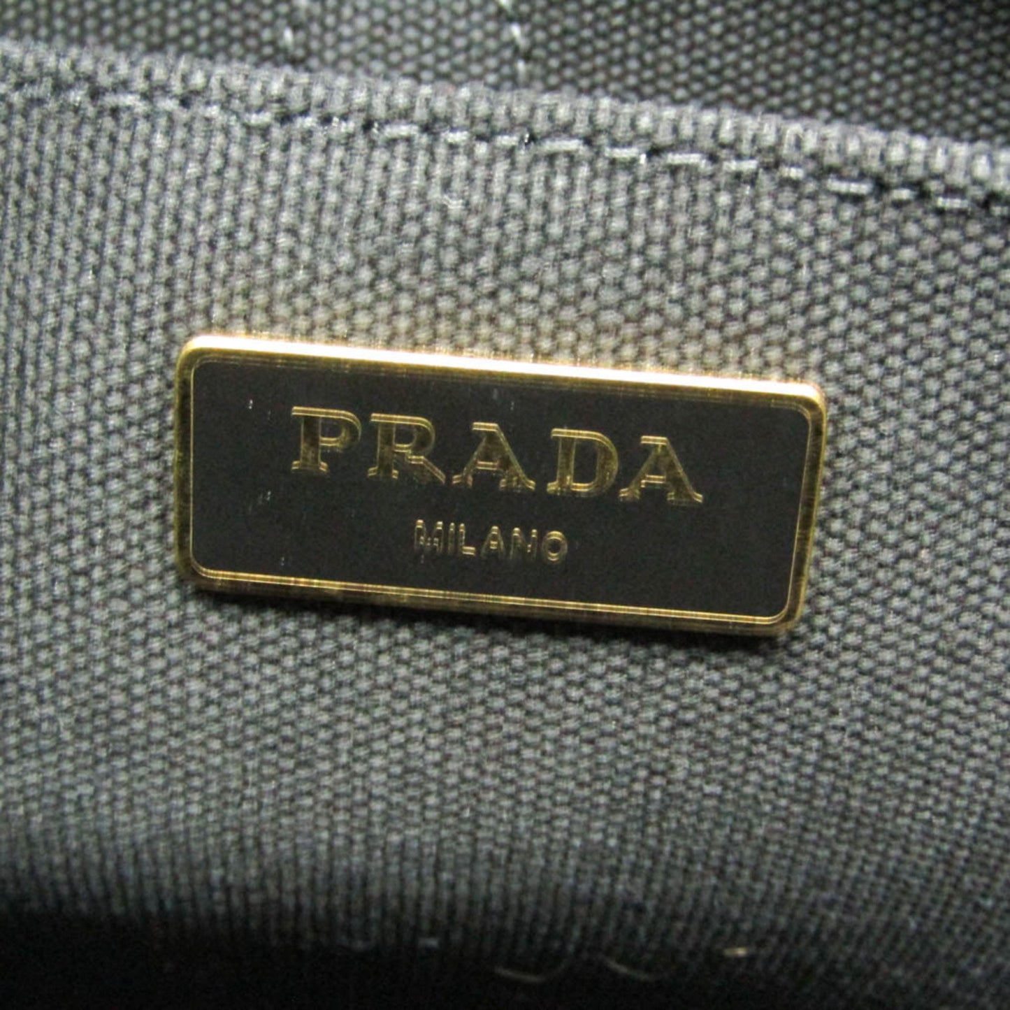 Prada Black Canvas Canapa