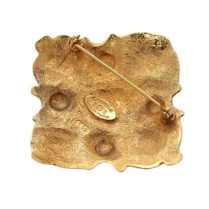 Chanel Gold Metal Brooch