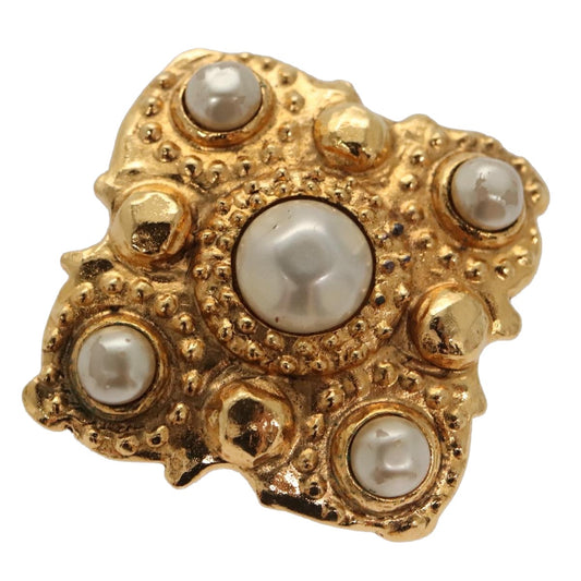 Chanel Gold Metal Brooch