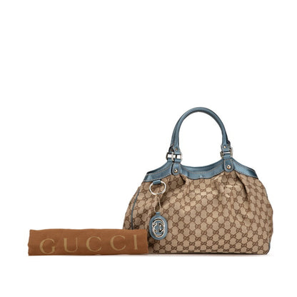 Gucci Brown Canvas Sukey