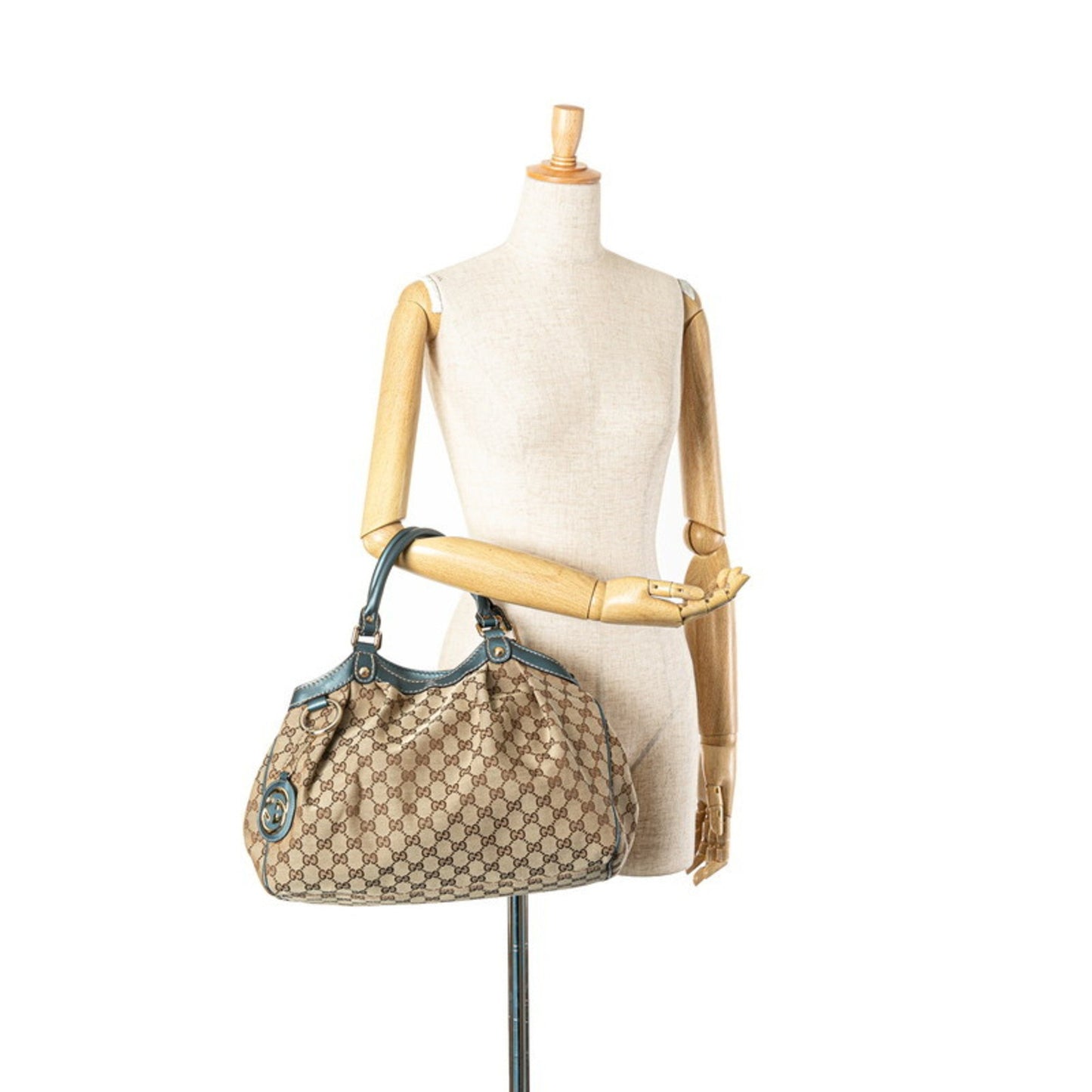 Gucci Brown Canvas Sukey