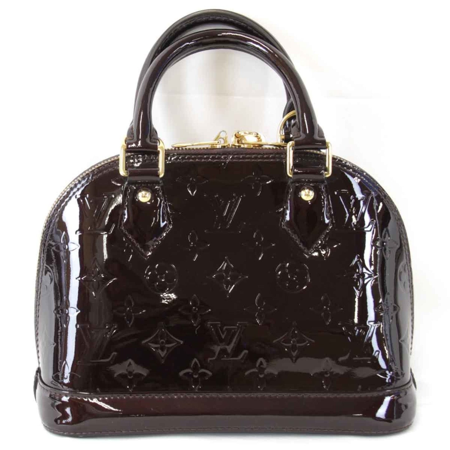 Louis Vuitton Red Patent Leather Alma Bb
