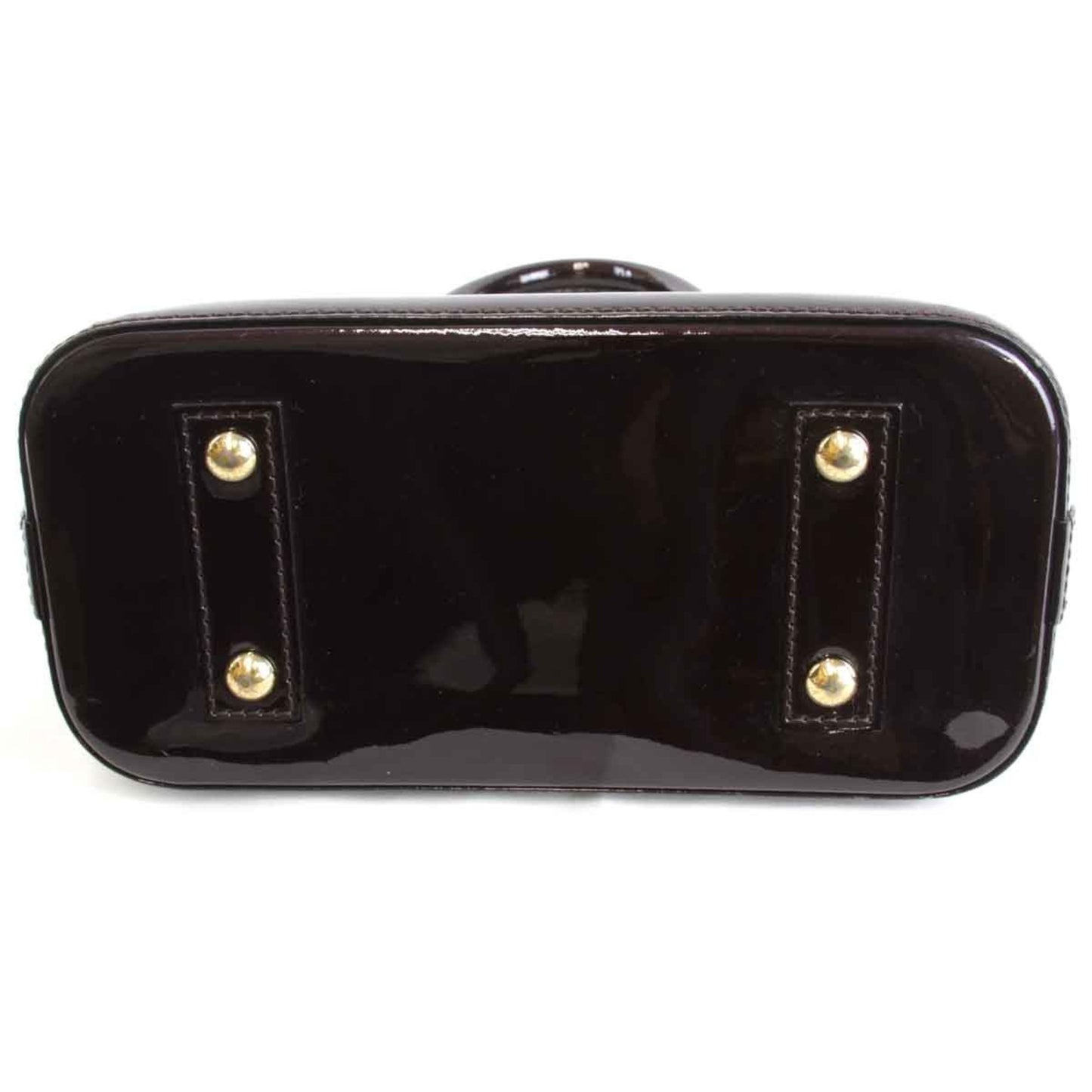 Louis Vuitton Red Patent Leather Alma Bb
