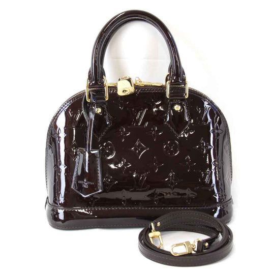 Louis Vuitton Red Patent Leather Alma Bb