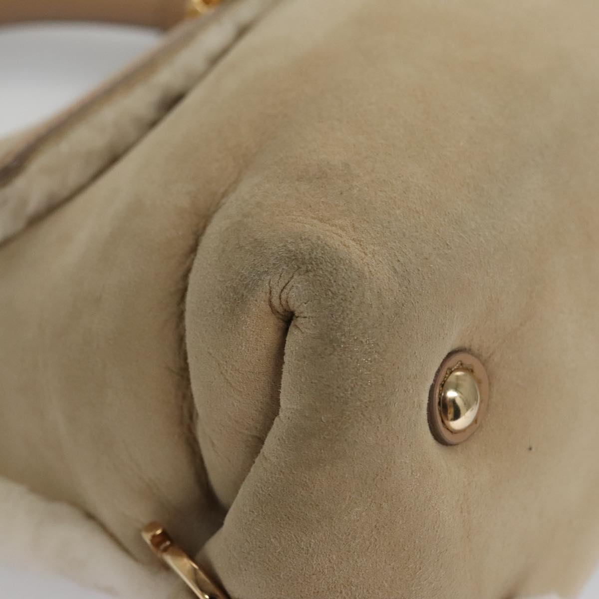 Salvatore Ferragamo Brown Suede Gancini