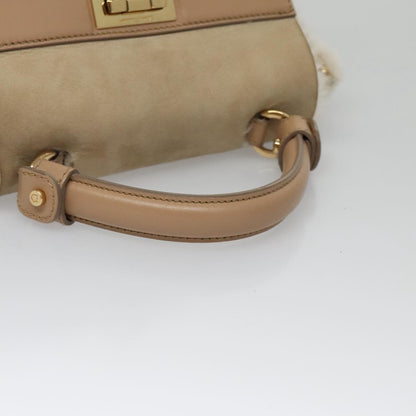 Salvatore Ferragamo Brown Suede Gancini