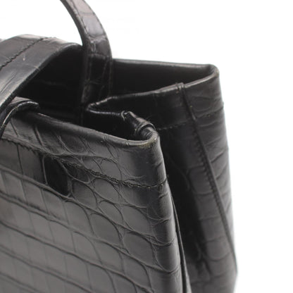 Salvatore Ferragamo Black Leather Handbag