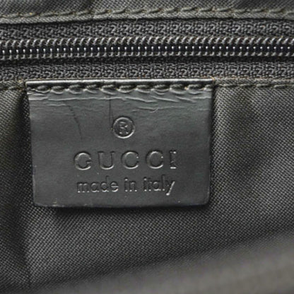 Gucci Black Canvas Bamboo