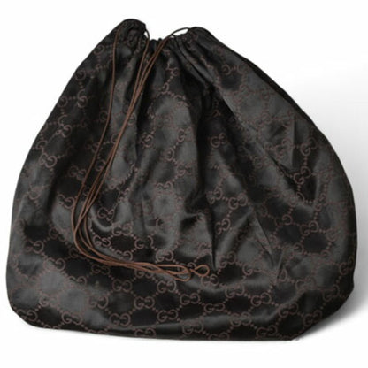 Gucci Black Canvas Bamboo