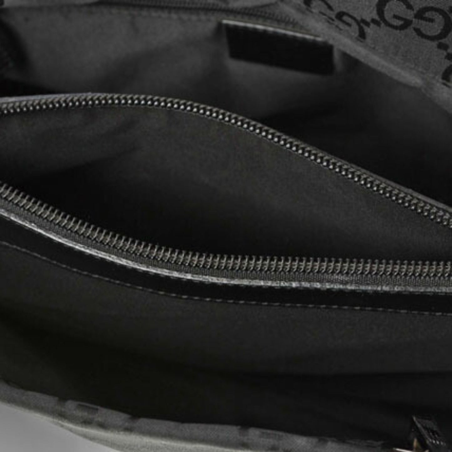 Gucci Black Canvas Bamboo