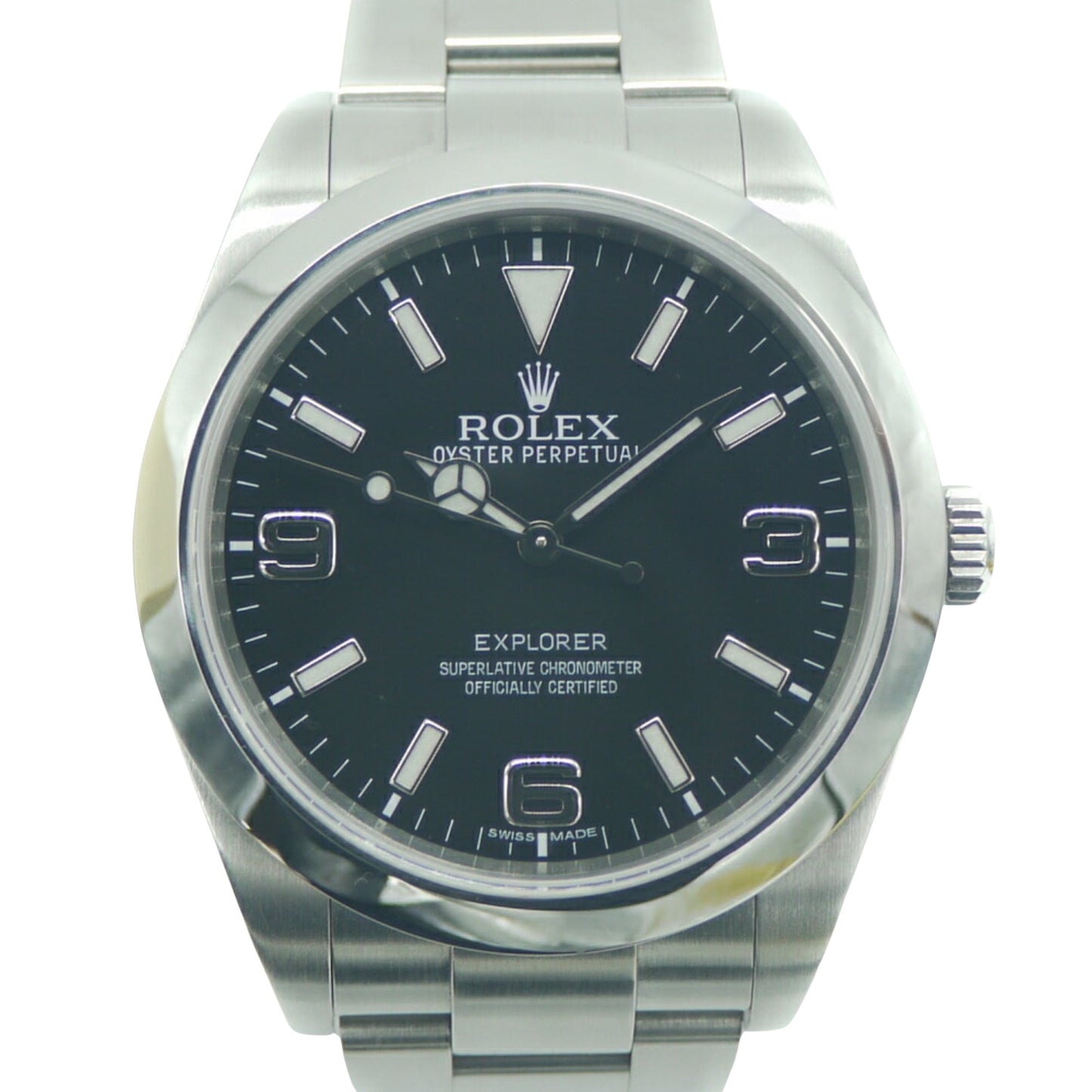 Rolex Black Steel Explorer