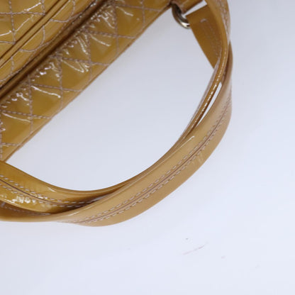 Salvatore Ferragamo Yellow Patent Leather Vara