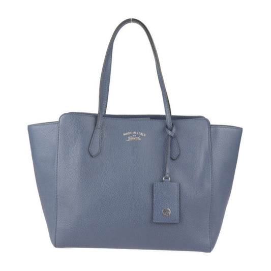 Gucci Blue Leather Swing