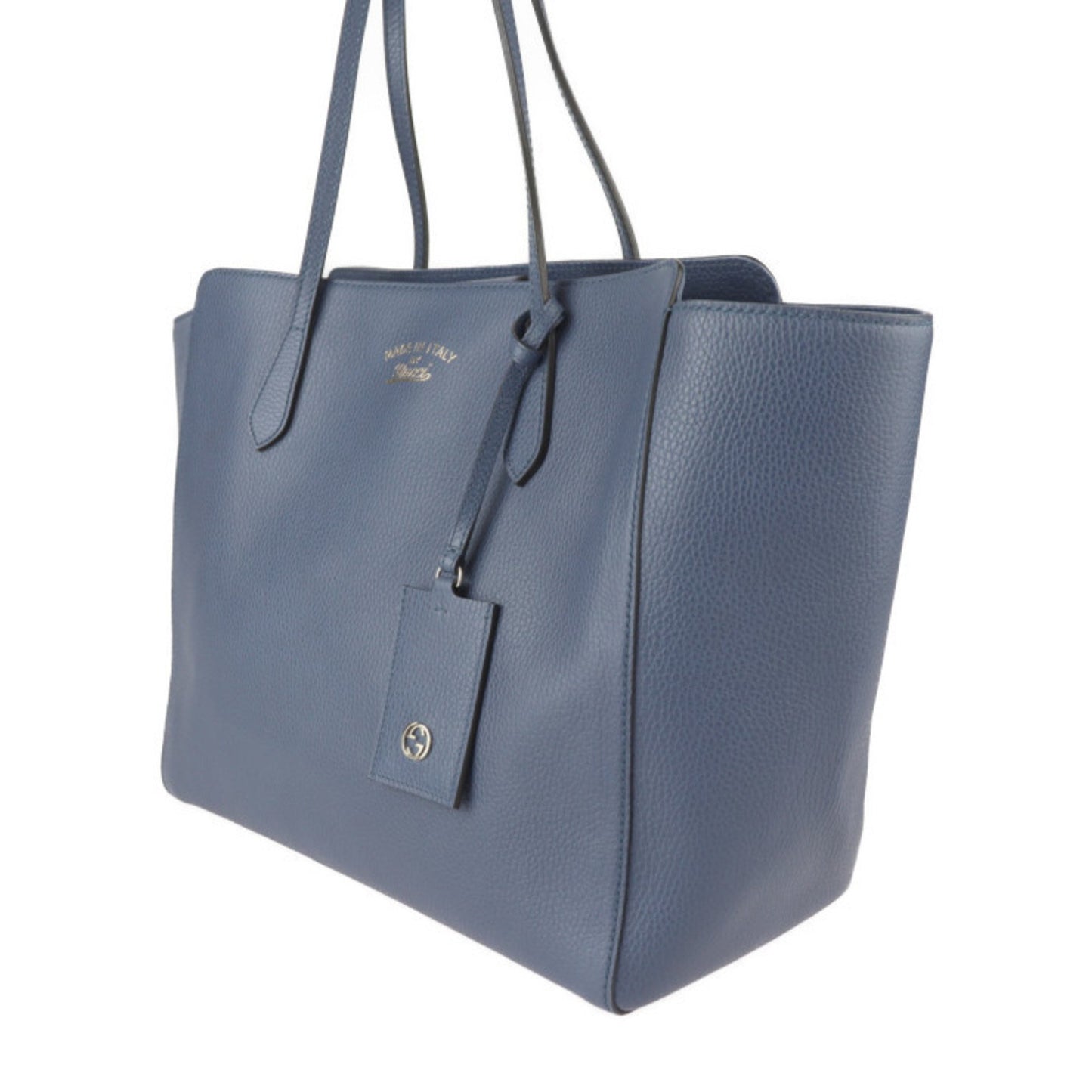 Gucci Blue Leather Swing