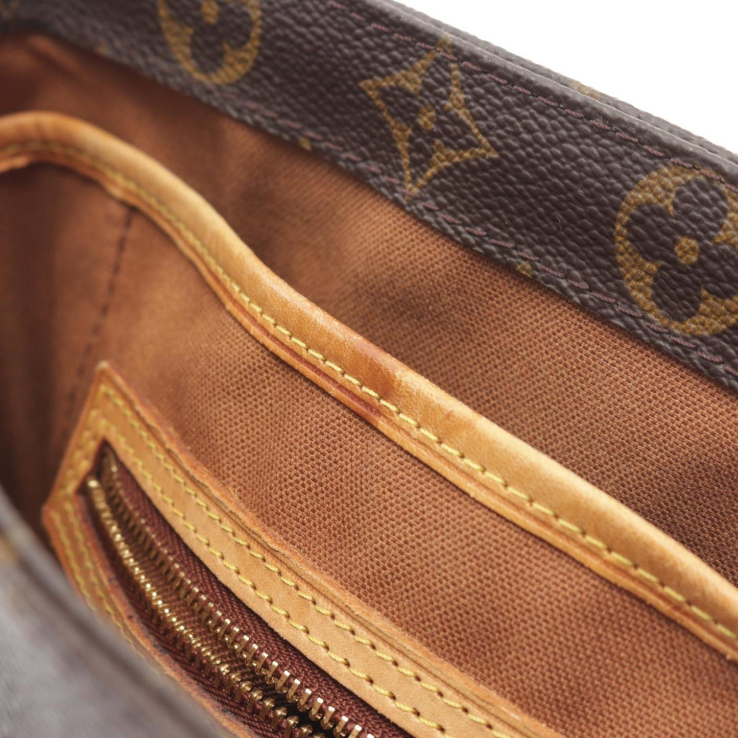 Louis Vuitton Brown Canvas Coussin