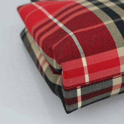 Burberry Red Canvas Nova Check