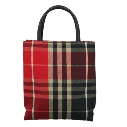 Burberry Red Canvas Nova Check