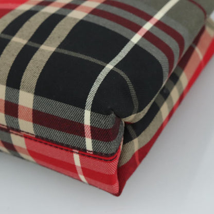 Burberry Red Canvas Nova Check